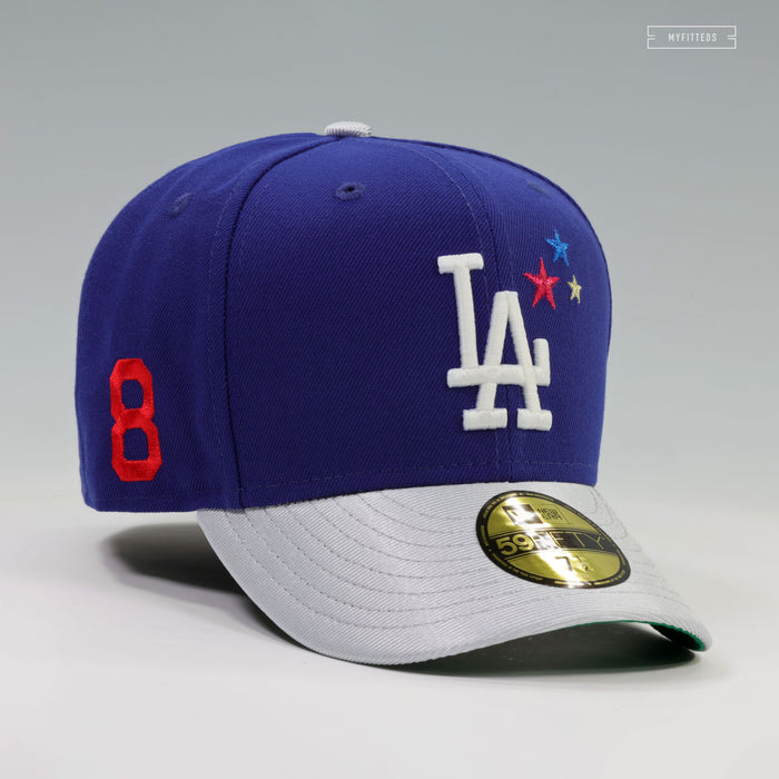 LOS ANGELES DODGERS TRI-STAR GITD KOBE BRYANT #8 ALTERNATE INSPIRED NEW ERA FITTED CAP
