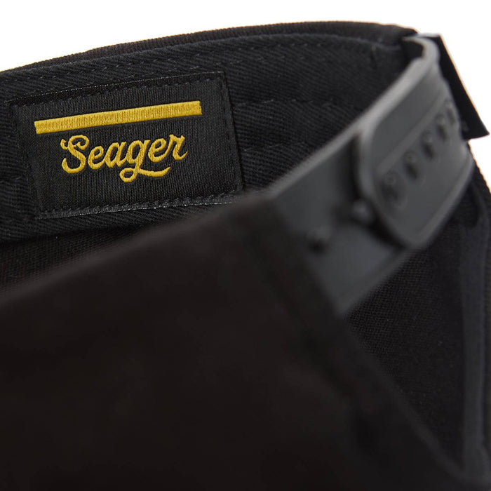 Los Rios Canvas Snapback | Black | Seager Co.