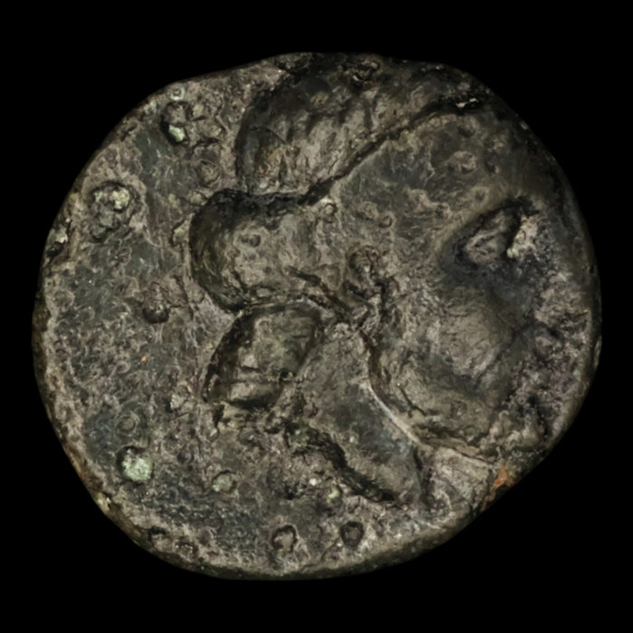 Lucania, City of Paestum, Bronze Unit (Poseidon) - c. 218 to 201 BCE - Greek World
