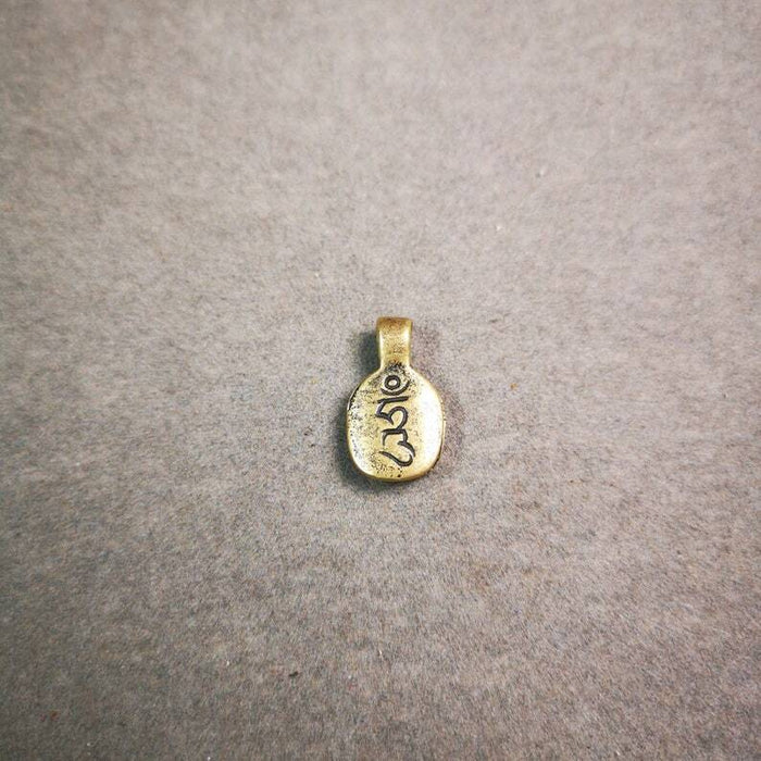 Mala Counter Clip,Hum Letter 0.67" - Tibetan Buddhist mala beads, view 8