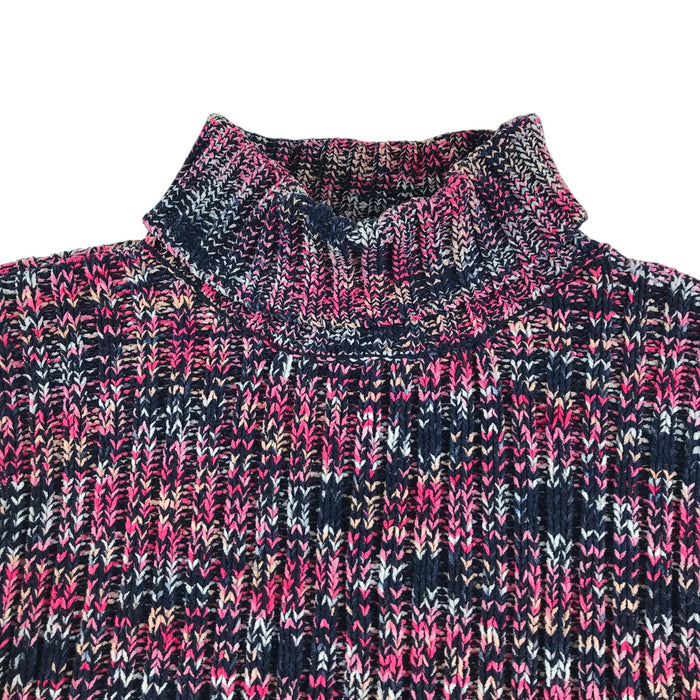 M&S 11-12 years navy and pink knitted sweater