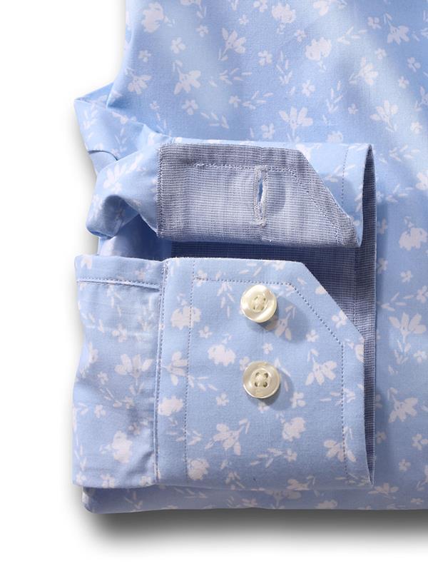 Mulanay Sky Printed Full sleeve single cuff   Cotton Shirt