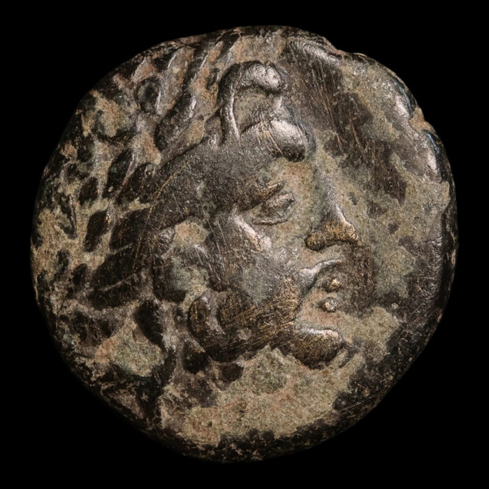 Mysia, City of Pergamon, AE Unit, Asclepius (God of Medicine) - c. 200 to 133 BCE - Greek World