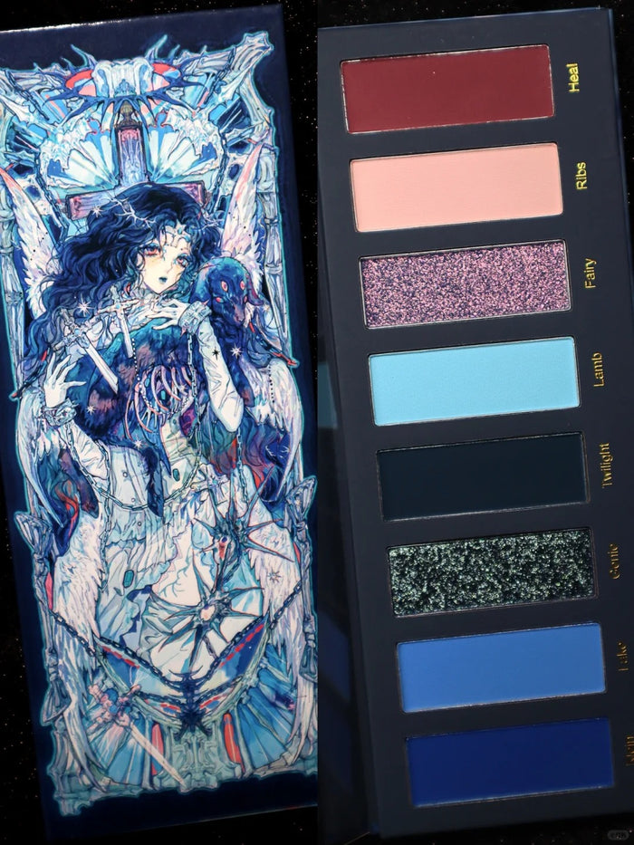 Narimi Blue Twilight Dawn 8-Color Eyeshadow Palette (6.0) T3947