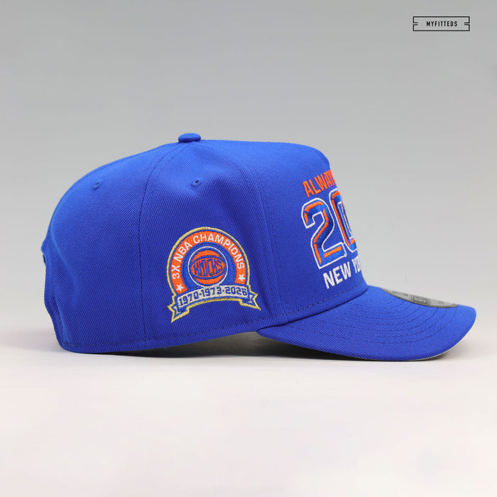 NEW YORK KNICKS 2026 ALWAYS KNICKS NEW YORK FOREVER 9FIFTY A-FRAME NEW ERA SNAPBACK HAT