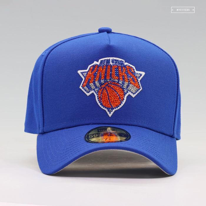 NEW YORK KNICKS 2026 NBA DRAFT OFFICIAL TEAM COLORS 59FORTY A-FRAME NEW ERA FITTED CAP