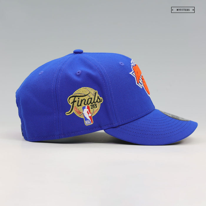 NEW YORK KNICKS 2026 NBA FINALS JERSEY PATCH BLUE SAPPHIRE PRIMARY NEW ERA 9FIFTY SNAPBACK