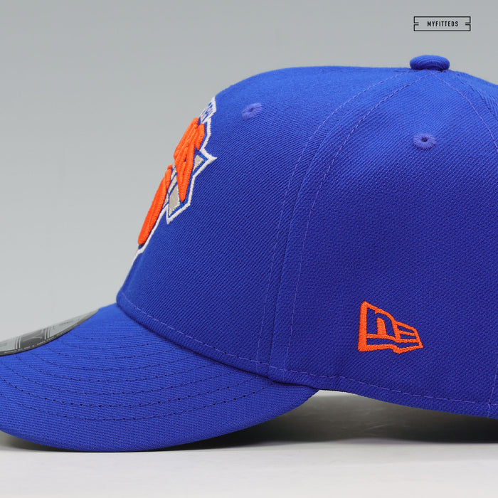 NEW YORK KNICKS 2026 NBA FINALS JERSEY PATCH BLUE SAPPHIRE PRIMARY NEW ERA 9FIFTY SNAPBACK