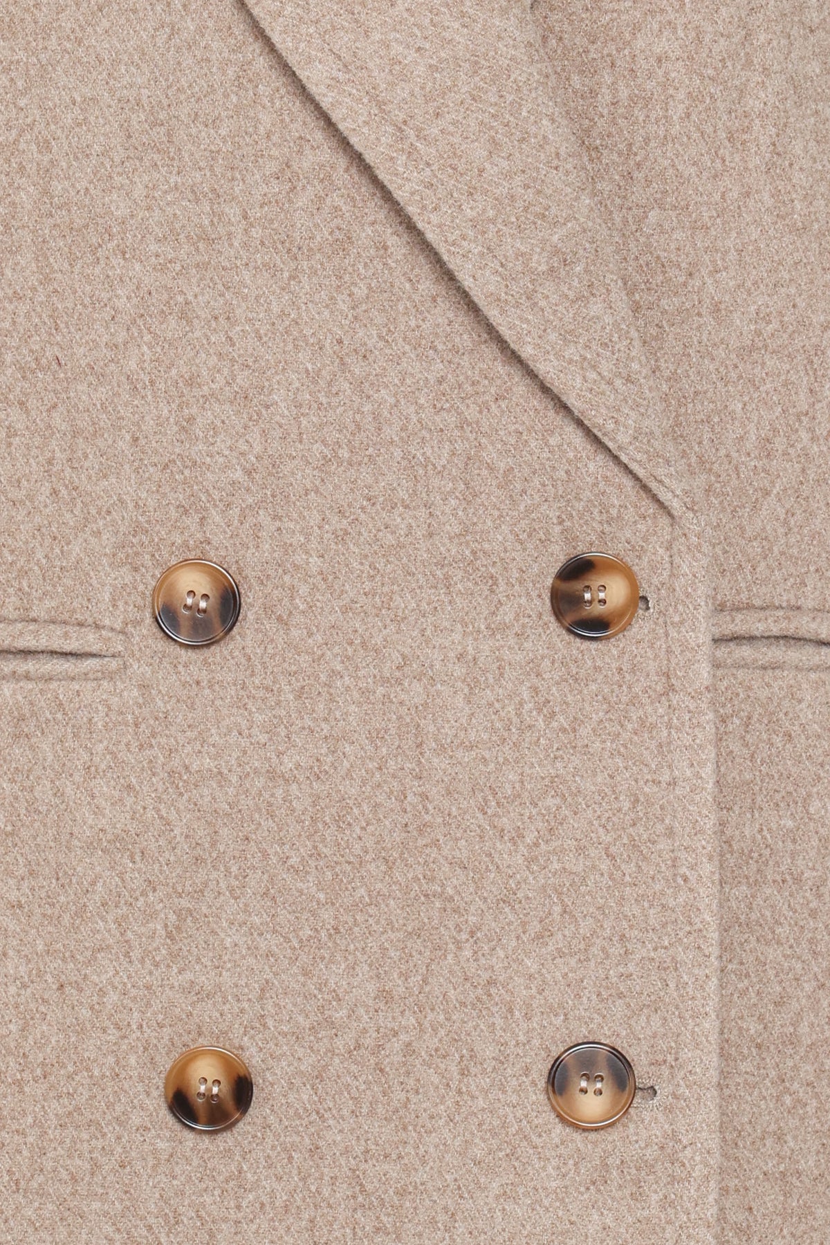 Cartia Shawl Collar Car Coat - Taupe