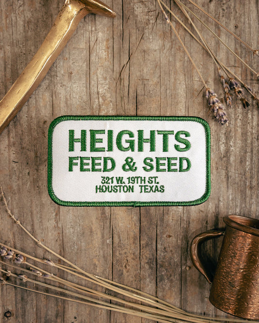 Patch | Heights Feed & Seed | Green & White | Manready Mercantile