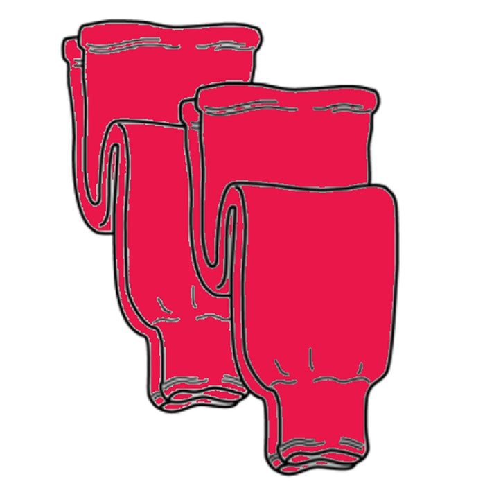 Pearsox Pro Weight Hockey Socks - Scarlet