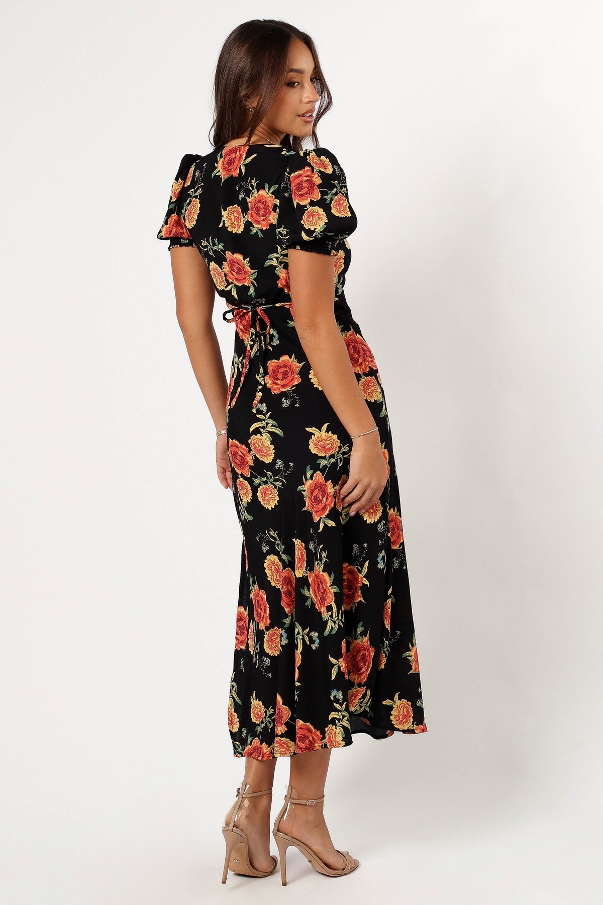 Christine Midi Dress - Sunset Floral