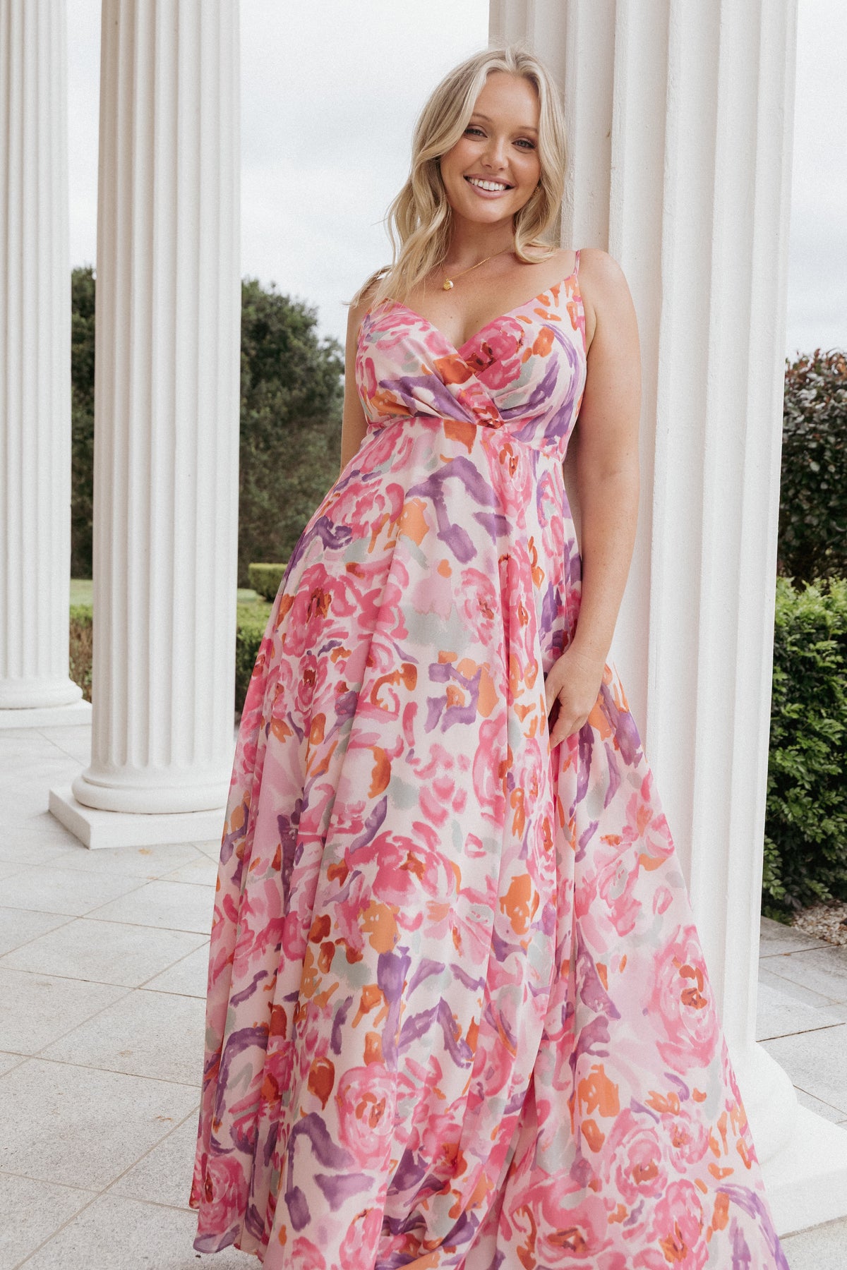 Madilyn Maxi Dress - Multi Floral