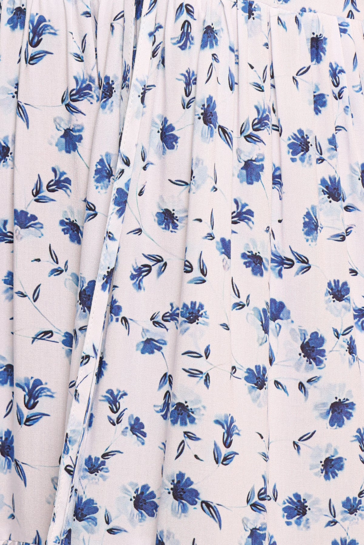 Roberts Maxi Dress - Blue Ditsy Floral