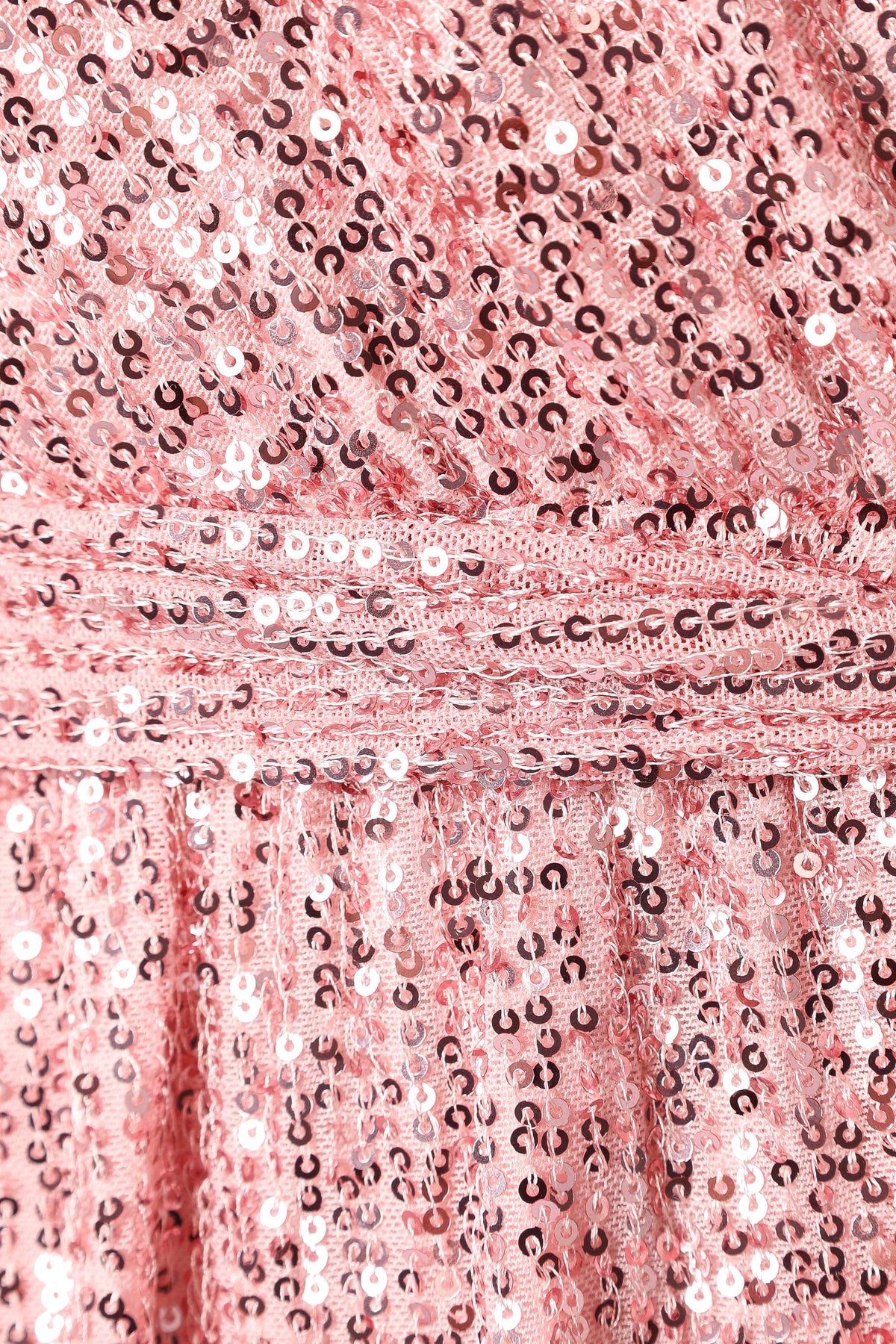 Monica Sequin Romper - Pink