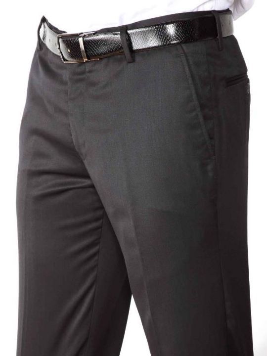 Pollone Black Slim Fit Trouser