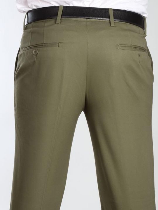 Pollone Khaki Slim Fit Trouser