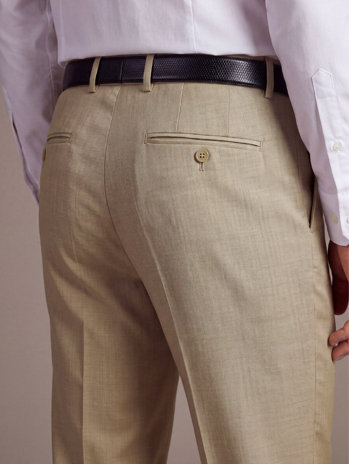 Pollone Sand Tailored Fit Trouser