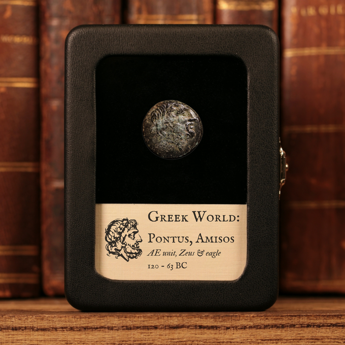 Pontus, City of Amisos, Bronze Unit, Zeus & Eagle - 120 to 63 BCE - Greek World