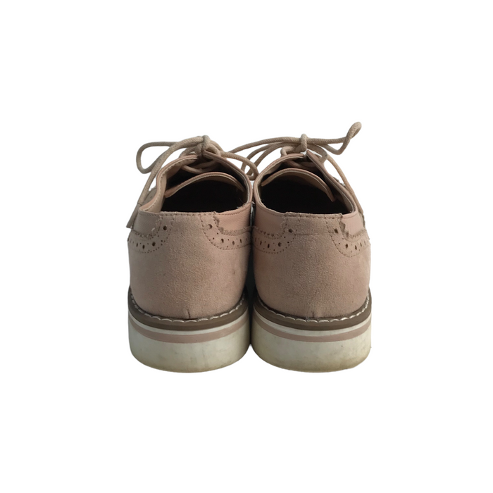 Primark Pink Brogue Style Shoes Size UK 4