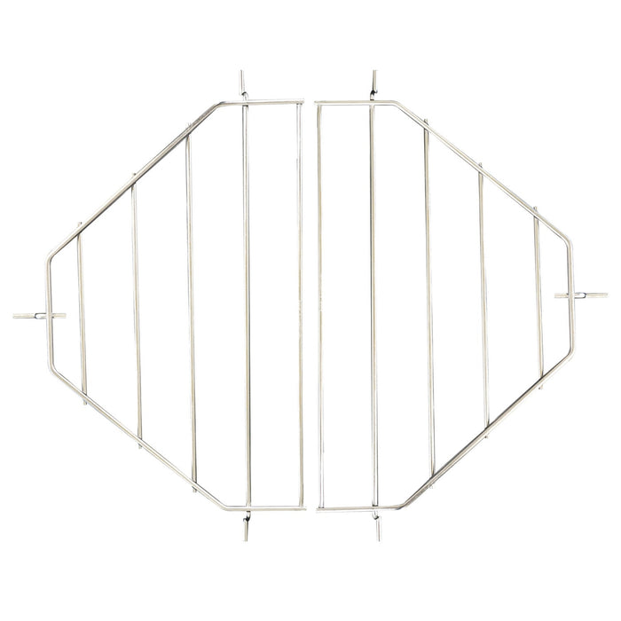 Primo charcoal heat deflector and drip pan racks