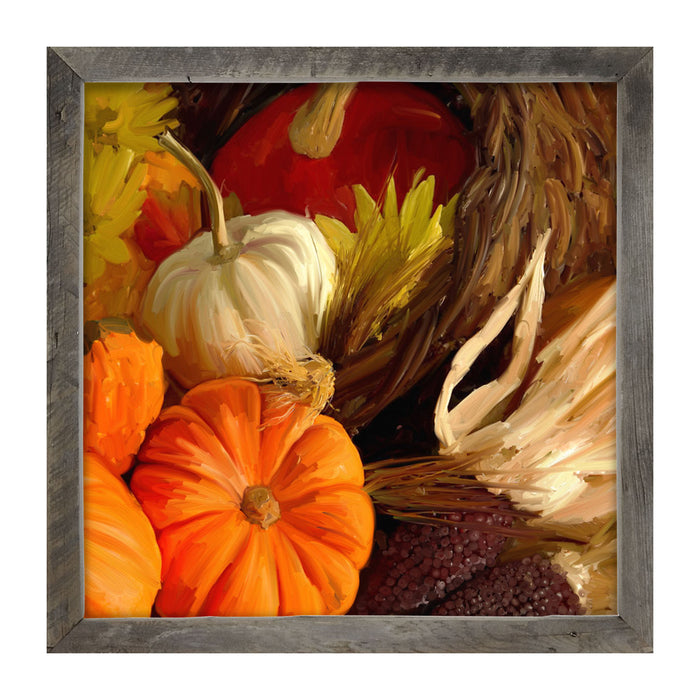 Pumpkins and Indian Corn