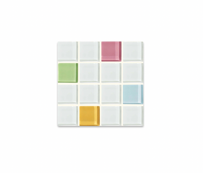 Randomness Glass Tile Coaster