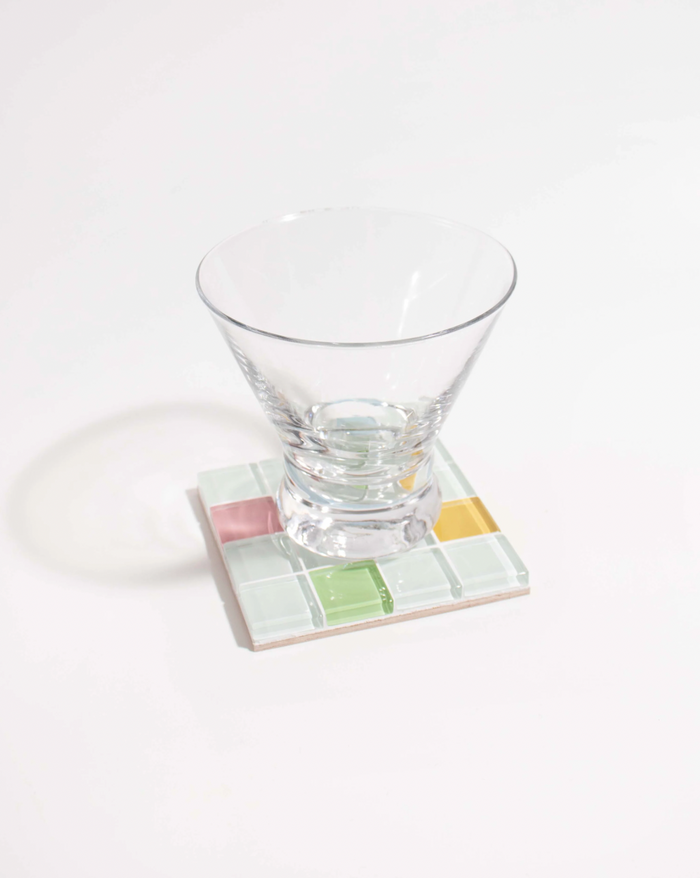 Randomness Glass Tile Coaster