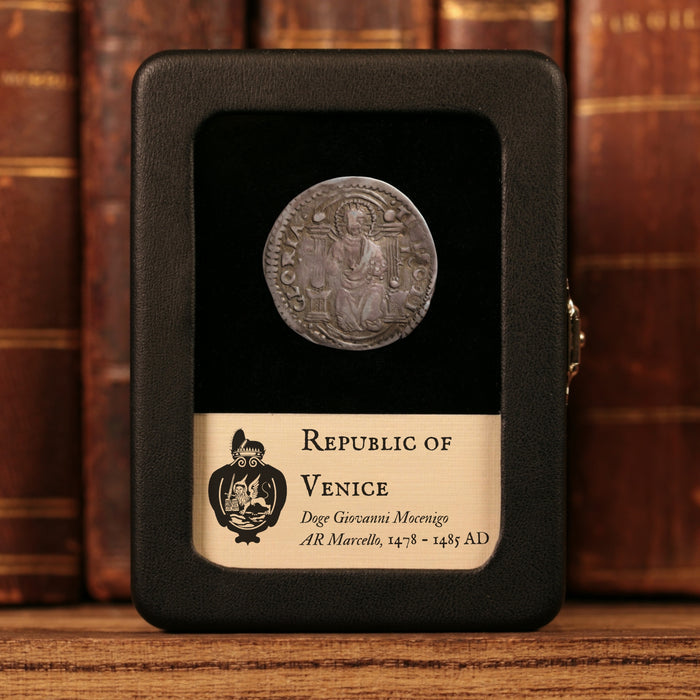 Republic of Venice, Doge Giovanni Mocenigo, AR Marcello - 1478 to 1485 CE - Italian States