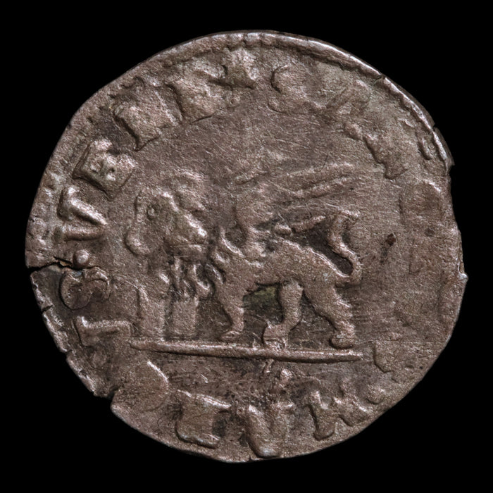 Republic of Venice, Doge Girolamo Priuli, AR 2 Soldi - 1565 to 1600 CE - Italian States
