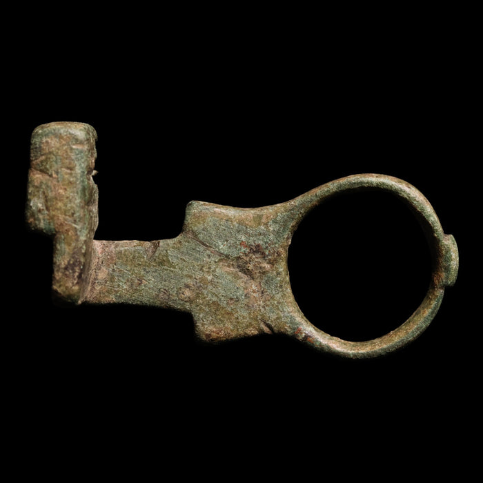 Roman Empire, Bronze Key Ring - c. 200 to 400 CE - Roman Empire
