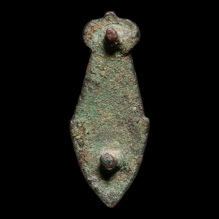 Roman or Byzantine Empire, Fish Shaped Bronze Fibula - c. 200 to 800 CE - Roman to Byzantine Period