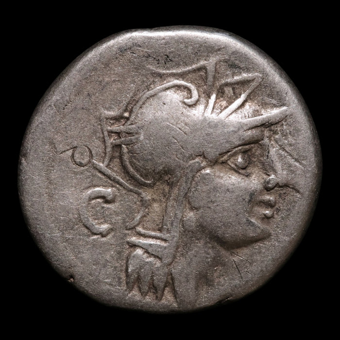 Roman Republic, D. Iunius Silanus, AR Denarius, Roma & Victory - 91 BCE - Roman Republic