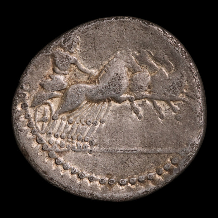 Roman Republic, Various Issuers, AR Denarius, Apollo & Jupiter - 86 BCE - Roman Republic