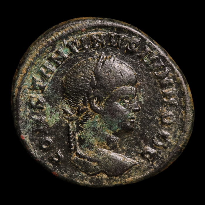 Rome, Constantine II, AE Unit, Votive Wreath Reverse - 320 to 321 CE - Roman Empire