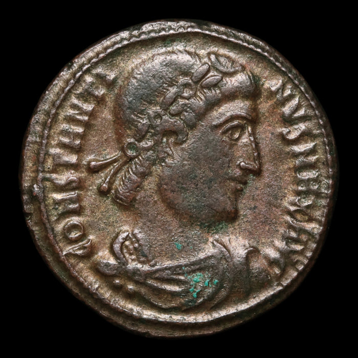 Rome, Constantine the Great, AE Unit, Two Soldiers Reverse - 330 to 333 CE - Roman Empire
