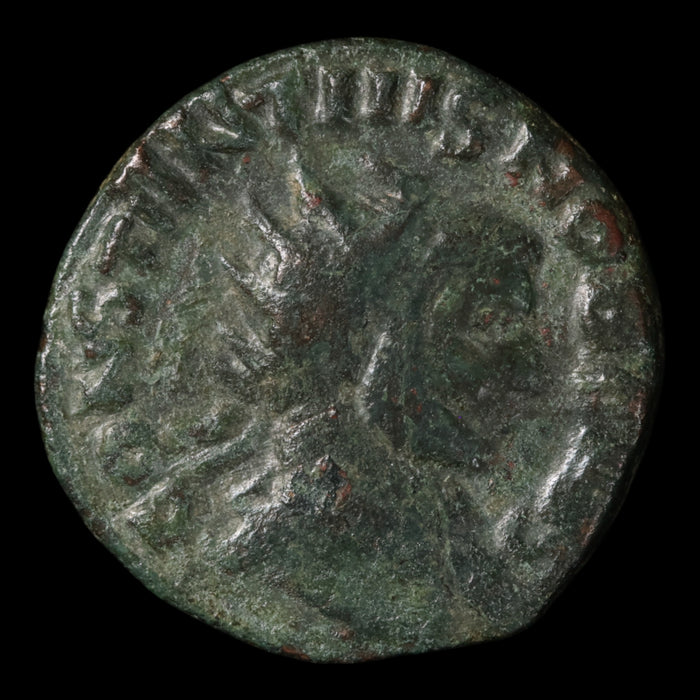 Rome, Constantius Chlorus (Father of Constantine), Bronze, Wreath Reverse - 297 to 298 CE - Roman Empire