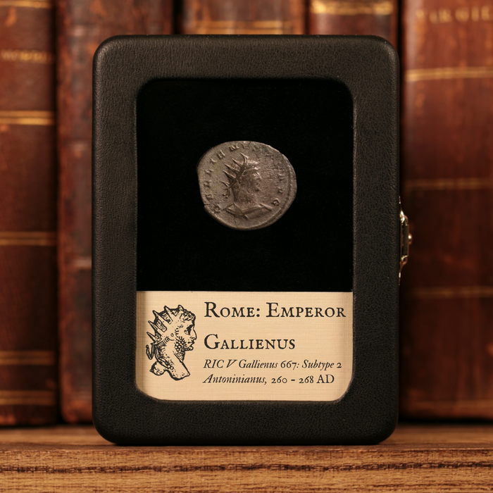 Rome, Emperor Gallienus, AR Antoninianus, Soldier Reverse - 260 to 268 CE - Roman Empire