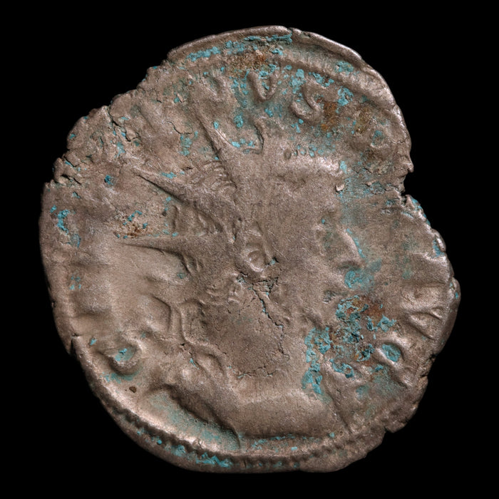 Rome, Emperor Gallienus, AR Antoninianus, "Victory Germanicus" Reverse - 258 to 259 CE - Roman Empire