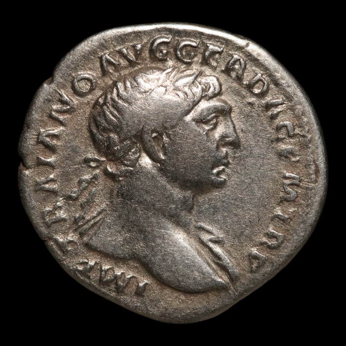 Rome, Emperor Trajan, AR Denarius, Roma (Goddess of Rome) - 103 to 111 CE - Roman Empire