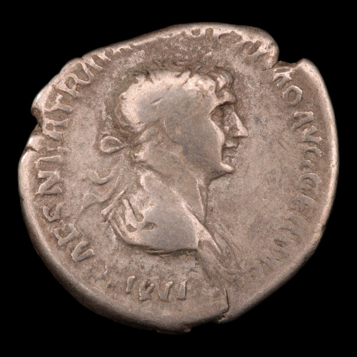 Rome, Emperor Trajan, Denarius, Felicitas Reverse - 114 to 117 CE - Roman Empire