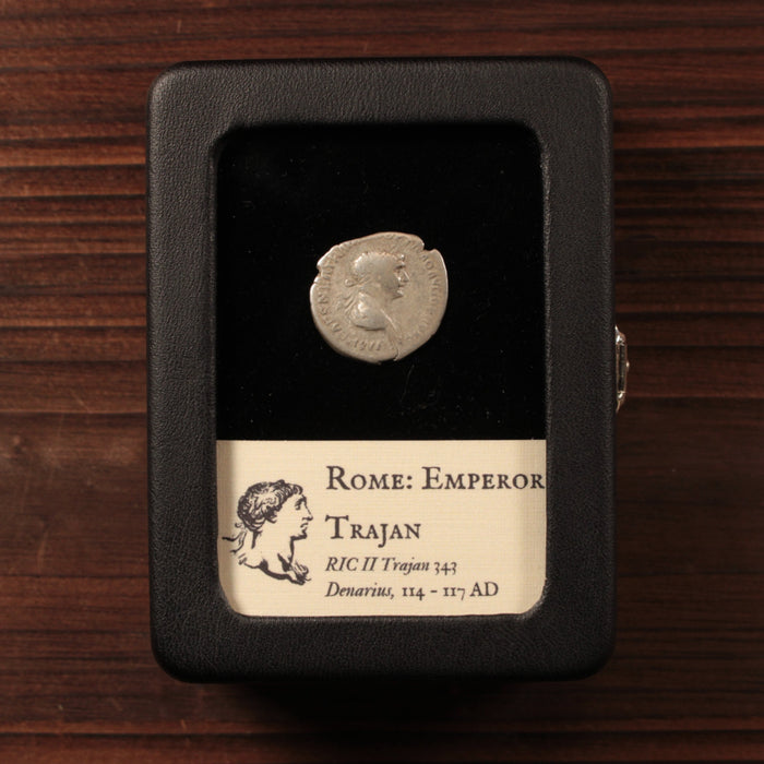 Rome, Emperor Trajan, Denarius, Felicitas Reverse - 114 to 117 CE - Roman Empire
