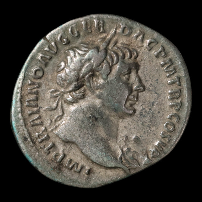 Rome, Emperor Trajan, Denarius, Genuis Reverse - 103 to 111 CE - Roman Empire