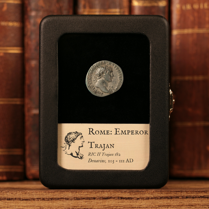 Rome, Emperor Trajan, Denarius, Genuis Reverse - 103 to 111 CE - Roman Empire