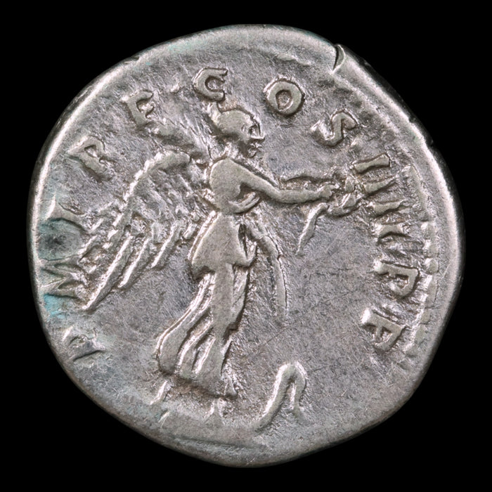 Rome, Emperor Trajan, Denarius, Victory Reverse - 101 to 102 CE - Roman Empire