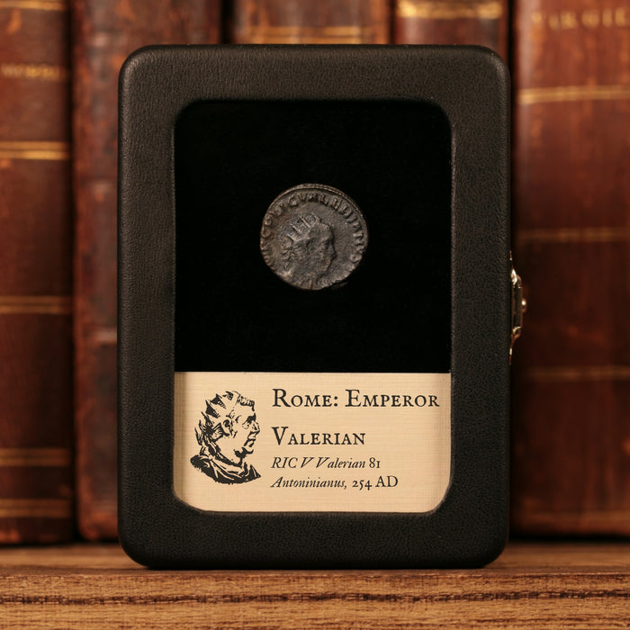 Rome, Emperor Valerian, BI Antoninianus, Concordia (Goddess of Agreement) - 254 CE - Roman Empire