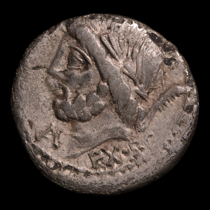 Rome, L. or C Memmius Gal, AR Denarius, Jupiter, Venus, & Cupid - 87 BCE - Roman Republic