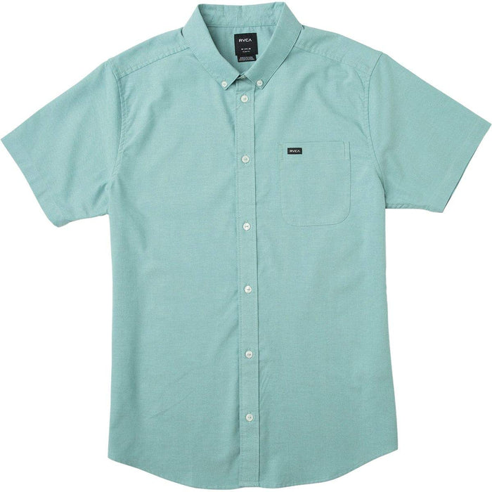 RVCA THAT'LL DO STRETCH SHORT SLEEVE MENS BUTTON DOWN SHIRT