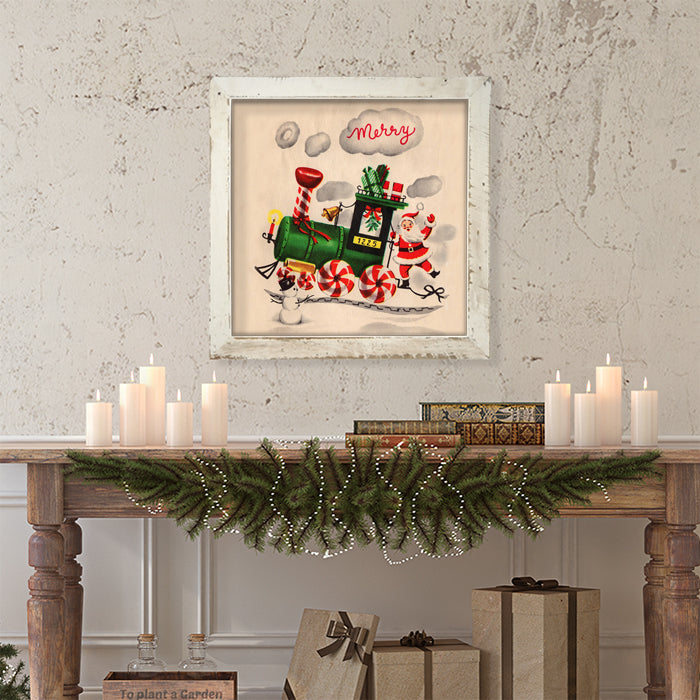 Santa on Christmas Train