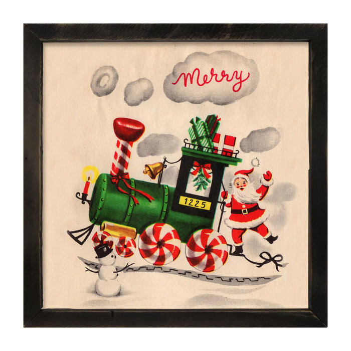 Santa on Christmas Train